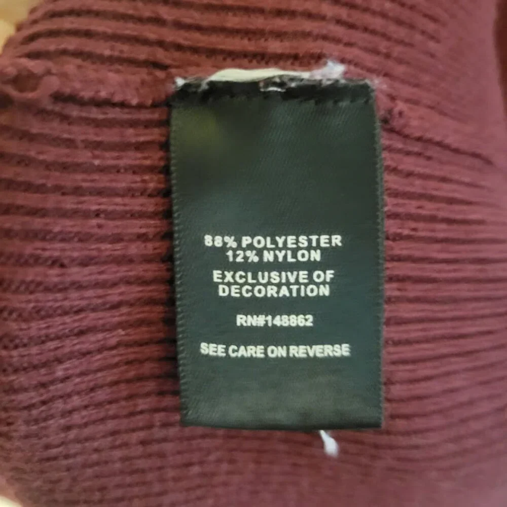 Torrid Maroon Sweater size 4x PLUS Host Pick - Picture 6 of 6